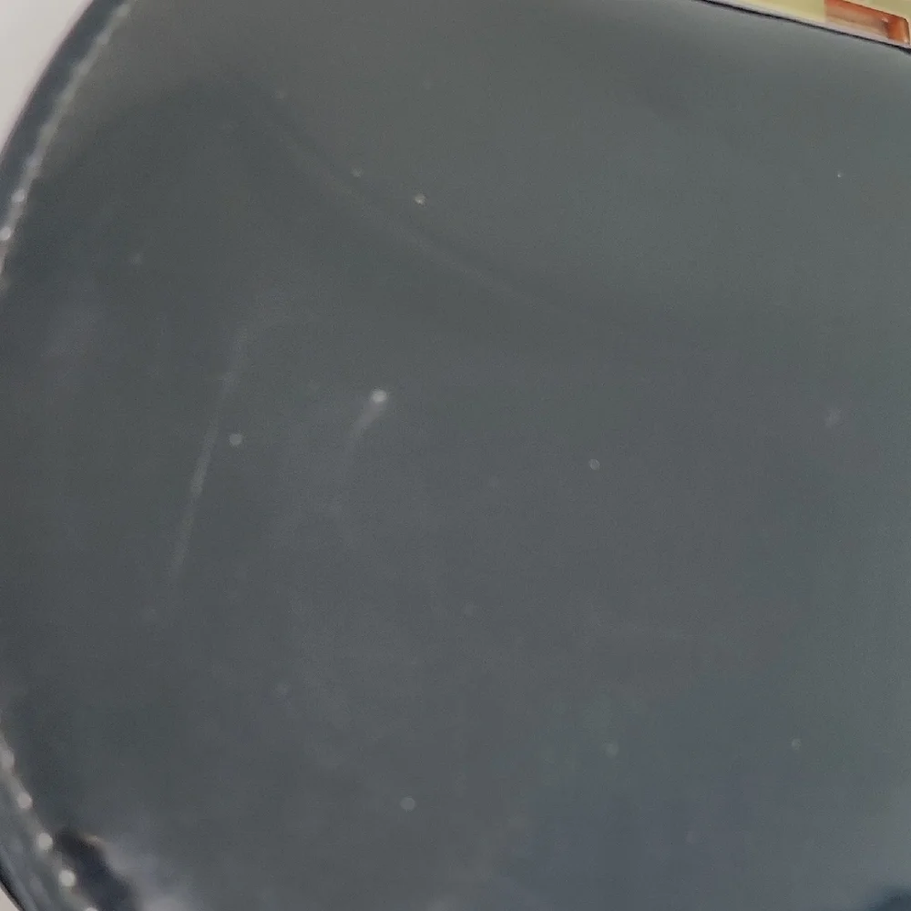 Dubette Patent Leather Handbag With Lucite